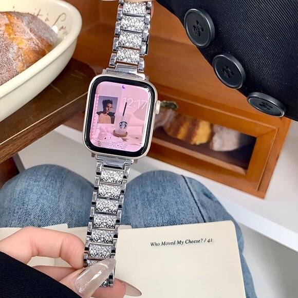 NEW Luxury Strap Wrist Band For Apple Watch - Picture 2 of 9